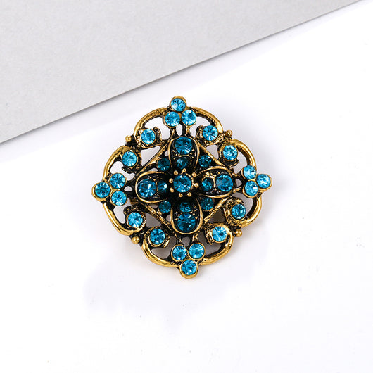 Broche de Aleación con Cristales de Fantasía Pequeño - Image 39
