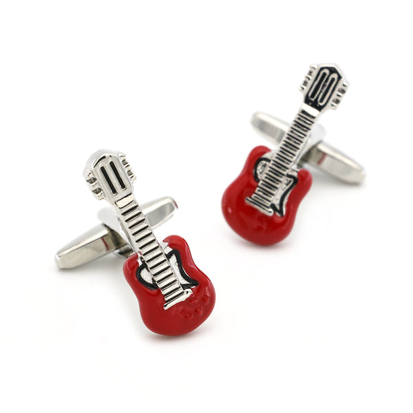 Gemelos de Guitarra Francesa Roja de Lujo