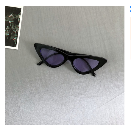 Retro cat-eye sunglasses with a tortoiseshell frame and dark lenses, ideal for a stylish, vintage look. - Image 19