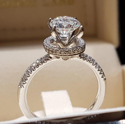 Anillo de Diamante Miniatura con Circonita Ultramásica - Image 3
