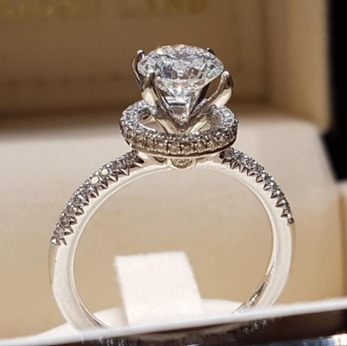 Anillo de Diamante Miniatura con Circonita Ultramásica - Image 3
