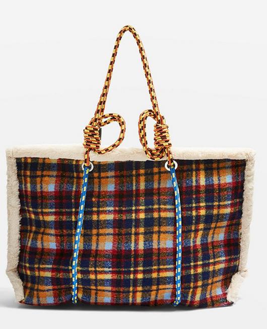 Bolso de Hombro Cuadros Lana de Cordero - Image 8