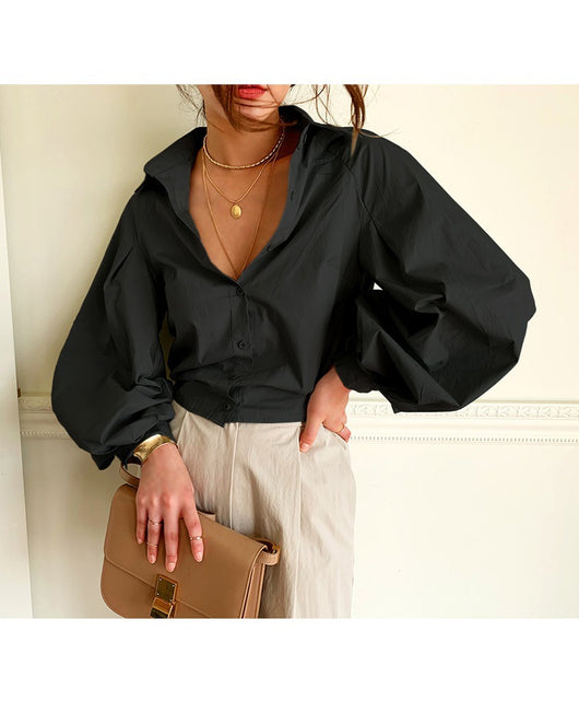 Blusa de Algodón Manga Larga para el Día a Día - Image 5