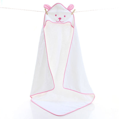 Toalla de Baño Infantil de Algodón con Osito Bordado - Image 20