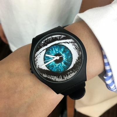 Reloj Hip-Hop para Niños con Diseño Graffiti de Ojos