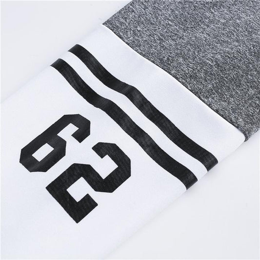 Leggings Bicolor Gris y Blanco - Image 2