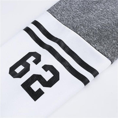 Leggings Bicolor Gris y Blanco - Image 2