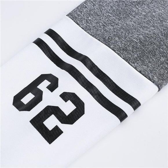Leggings Bicolor Gris y Blanco
