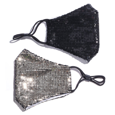 Mascarilla de Algodón con Lentejuelas - Image 2