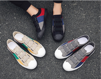 Zapatillas de Lona con Punta Redonda para Estudiantes - Comodidad y Estilo Deportivo - Image 8
