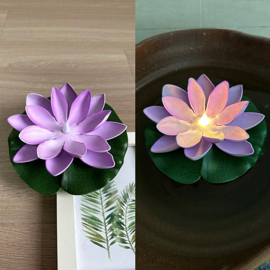 Lámpara Nocturna LED Flotante con Loto Acuático e Inducción por Movimiento - Image 15