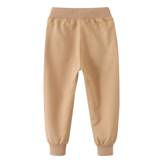 Pantalones Infantiles de Color Liso para Otoño e Invierno - Image 2