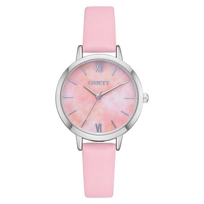 Reloj de Cuero Marmolado GAIETY - Diseño Minimalista y Adorable - Image 7