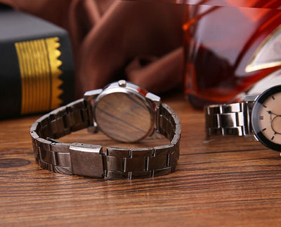 Reloj de Acero Negro con Correa de Acero - Image 4