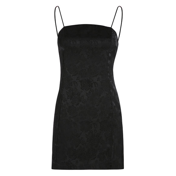 Vestido de Jacquard de Satén