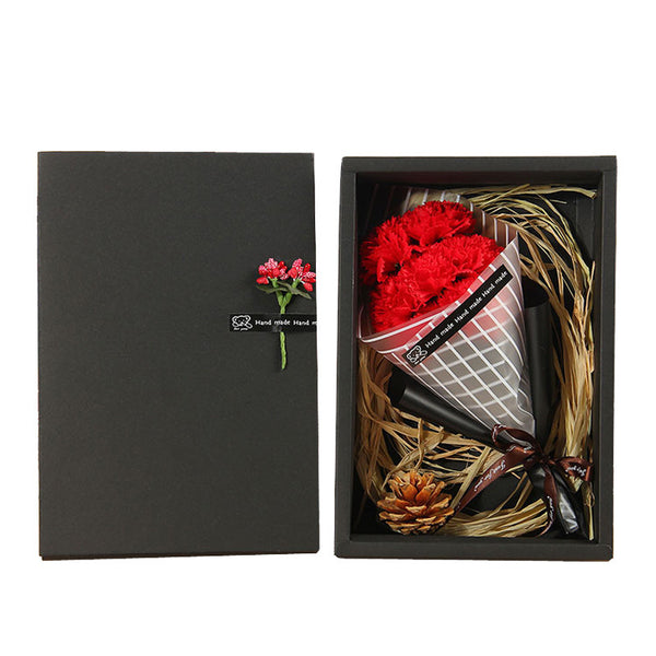 Flor de Jabón Clavel - Ramo Decorativo Aromático