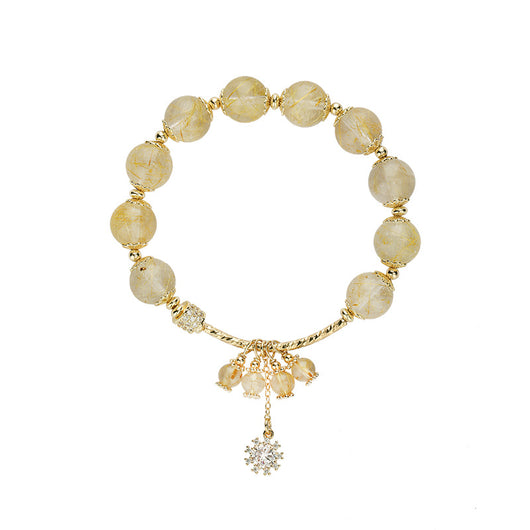 Pulsera de Cristal Cuarzo Rubio con Energía de Abundancia - Image 9