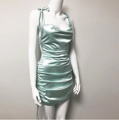 Vestido Sensual con Camisola de Satén - Image 2