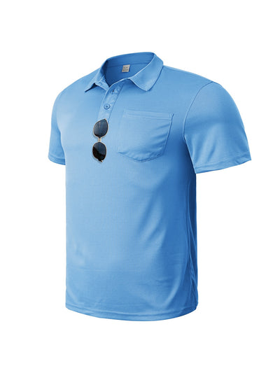 Camisa Casual Deportiva Transpirable con Cuello Solapa - Image 14