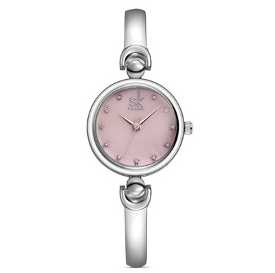 Reloj de Lujo para Mujer con Cristales Brillantes - Acero Inoxidable y Cuarzo - Image 6