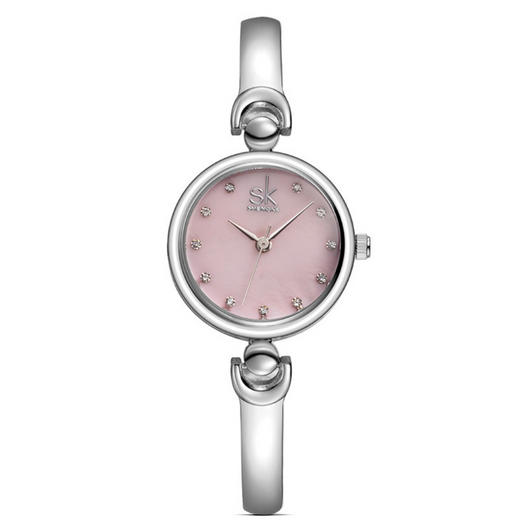 Reloj de Lujo para Mujer con Cristales Brillantes - Acero Inoxidable y Cuarzo - Image 6