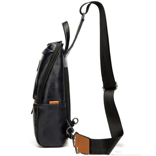 Mochila de Cuero Suave para Ciclismo y Viajes - Image 5