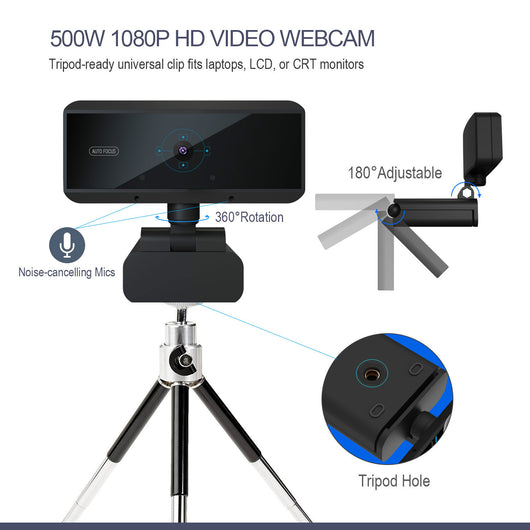 Cámara Web HD W5 para Videoconferencias Profesionales - Image 5