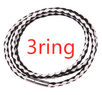 Pulsera de Cuero Trenzado Personalizada para Hombre con Nombre y Acero Inoxidable - Image 15
