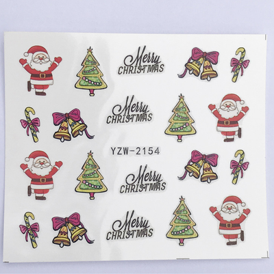 Calcomanías Navideñas para Uñas - Pegatinas de Transferencia Agua Full Cover - Image 6