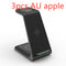 Black 3 Piece Apple AU plug
