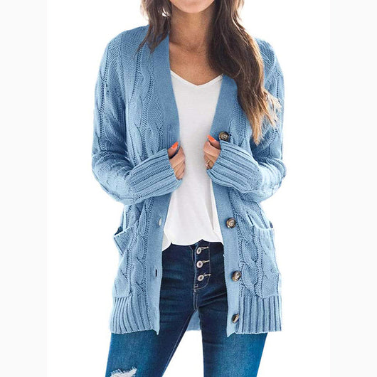 Blazer de Lana Manga Larga Abotonado - Image 6