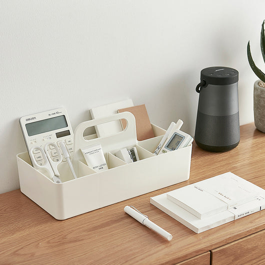 Canasta de Almacenamiento Organizadora Estilo Japonés para Baño y Escritorio - Image 2