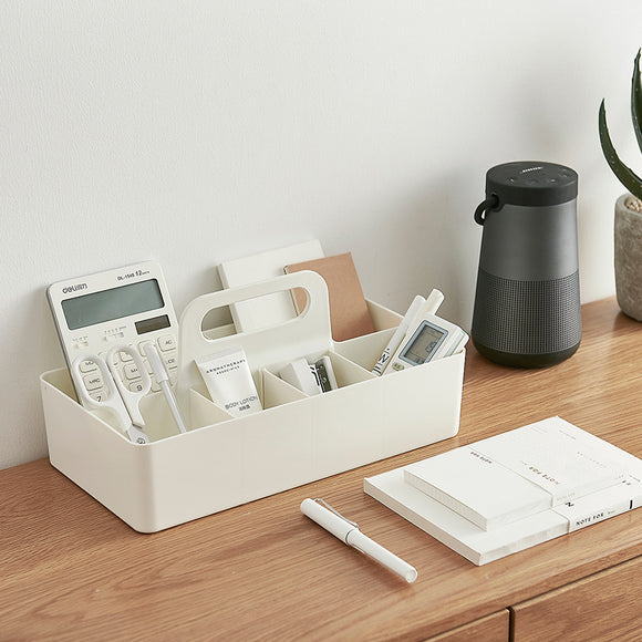 Canasta de Almacenamiento Organizadora Estilo Japonés para Baño y Escritorio