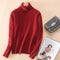Suéter Cuello Alto de Visón para Mujer - Pullover Otoño Invierno