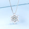 Sterling Silver Female Snowflake Pendant Necklace Silver