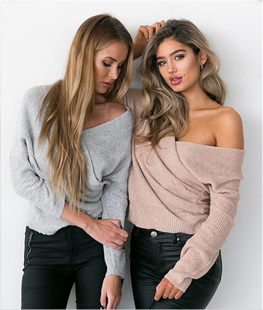 Suéter Escotado en V Sexy para Mujer - Diseño Moderno y Versátil - Image 3