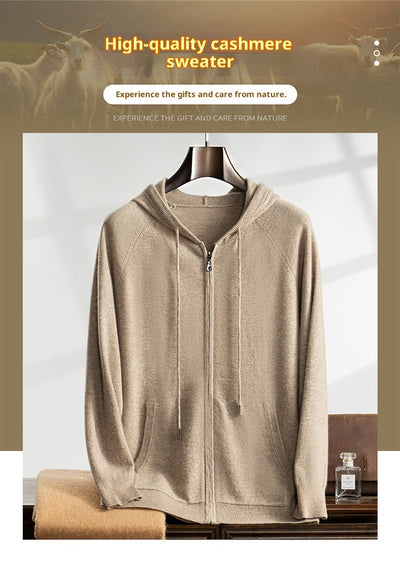 Cardigan de Cachemira para Hombre con Cierre - Suéter Tejido Premium - Image 10