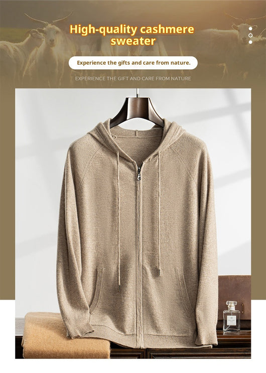 Cardigan de Cachemira para Hombre con Cierre - Suéter Tejido Premium - Image 10