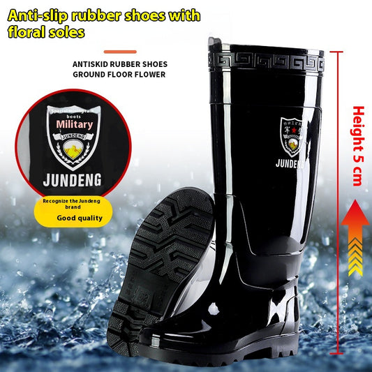Botas de Lluvia Altas para Hombre - Calzado Impermeable Tubo Largo