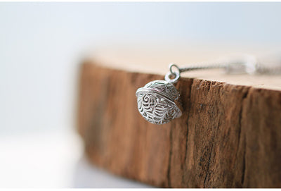 Pulsera Colgante Calada en Plata 925 con Diseño de Campana - Image 7