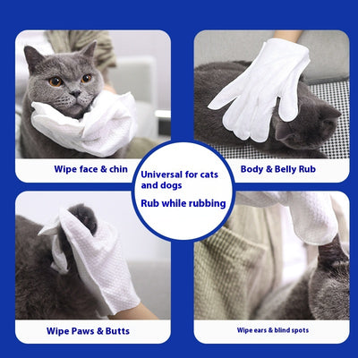 Guantes Húmedos para Limpieza sin Baño - Toallitas Secas para Mascotas - Image 3