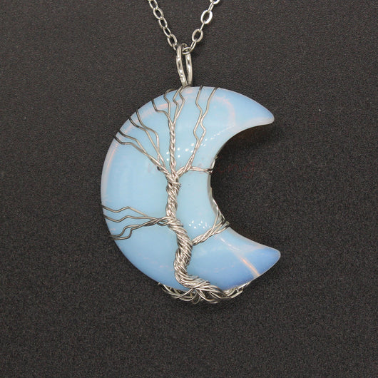 Colgante de Luna con Cristal Natural - Image 20