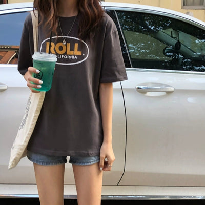 Blusa Suelta de Manga Corta para Mujer - Versátil y Cómoda - Image 23
