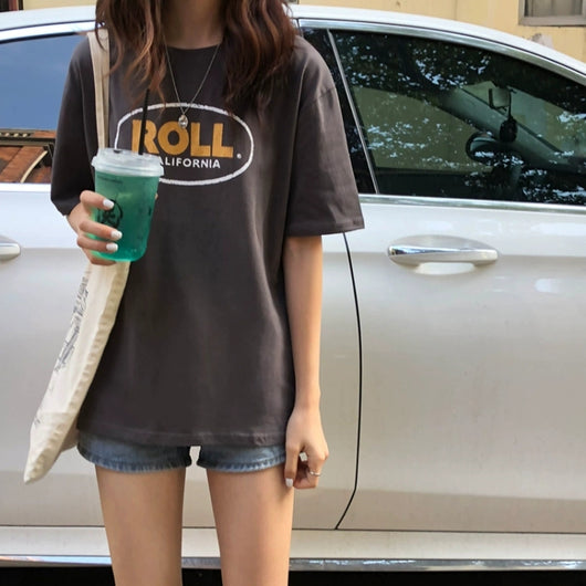 Blusa Suelta de Manga Corta para Mujer - Versátil y Cómoda - Image 23