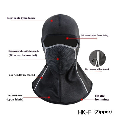 Pasamontaña Térmico para Ciclismo y Motociclismo - Protección Contra Viento y Frío - Image 18