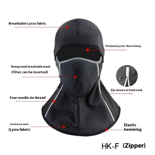 Pasamontaña Térmico para Ciclismo y Motociclismo - Protección Contra Viento y Frío - Image 18