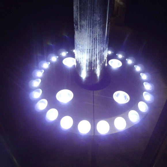 Paraguas LED con Lámpara Integrada para Jardín y Playa