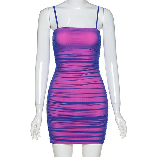 Vestido de Malla Escotado Tipo Sling para Mujer - Image 12