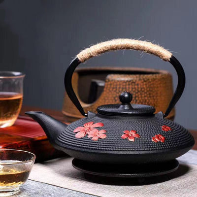 Tetera de Hierro Fundido Peonía - Juego de Té Tradicional - Image 31