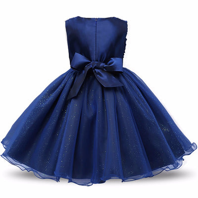 Vestido de Princesa Tutú Floral para Niña - Fiesta, Boda y Cumpleaños - Image 9